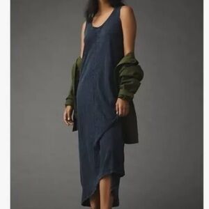 Daily Practice Black Acid Wash Tank Dress Size XS